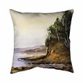 Fondo 20 x 20 in. Peaceful Lake-Double Sided Print Indoor Pillow FO2793619